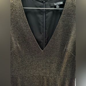 BADGLEY MISCHKA GOLD DRESS